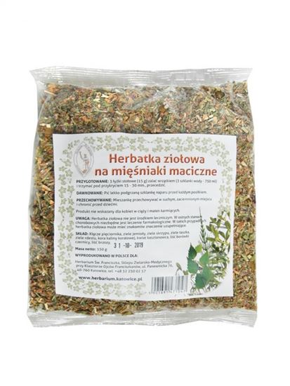 Obrazek Herbatka Ziołowa Ojca A.Klimuszki NA MIĘŚNIAKI MACICZE 150 g