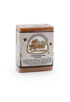 Obrazek MYDŁO KAPUCYŃSKIE  z balsamem kapucyńskim i propolisem 150g