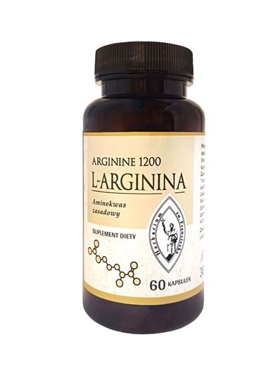 Obrazek L-ARGININA 1200 mg  aminokwas zasadowy 60 kaps.