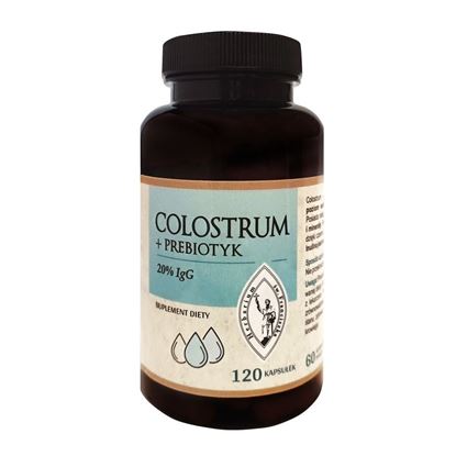 Obrazek Franciszkańskie COLOSTRUM+PREBIOTYK 20% IgG 120kaps.