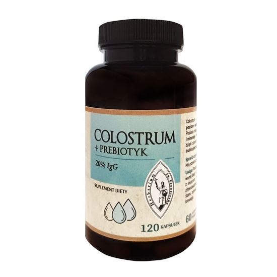 Obrazek Franciszkańskie COLOSTRUM+PREBIOTYK 20% IgG 120kaps.
