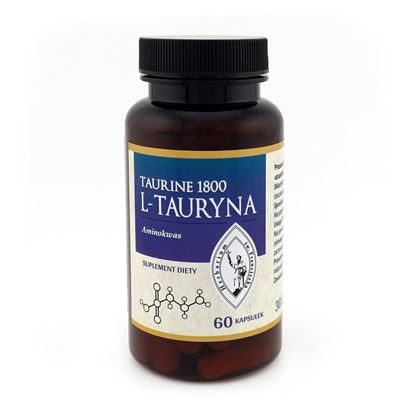 Obrazek L-TAURYNA 1800 mg aminokwas 60 kaps.