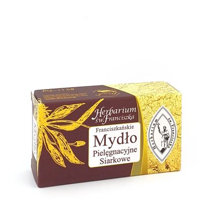 Obrazek Franciszkańskie Mydło pielęgnacyjne SIARKOWE 85 g