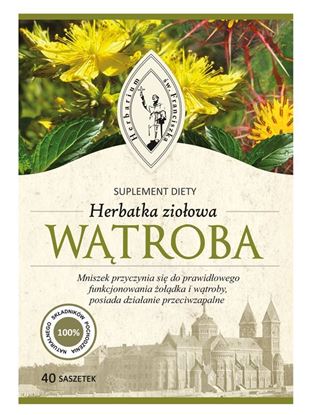 Obrazek Herbatka Ziołowa WĄTROBA 40x3 g