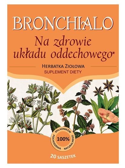 Obrazek Herbatka Ziołowa BRONCHIALO Na zdrowie układu oddechowego 20x5 g